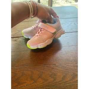 Toddler Mayzero, Size 26, Pink/Neon